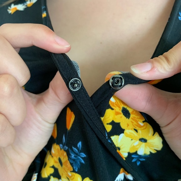 H&M floral wrap romper - Picture 3 of 4